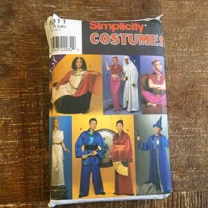Simplicity Sewing Pattern 8311 Mens Womens Costume Genie Sultan Cleo S M L UNCUT